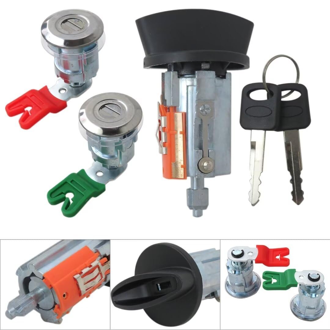 Door Lock Cylinders Ignition Switch Keys Set Fit For Ford Ranger Xl Extended Cab Pickup 4-door 4 0l 245cu In V6 Gas Sohc