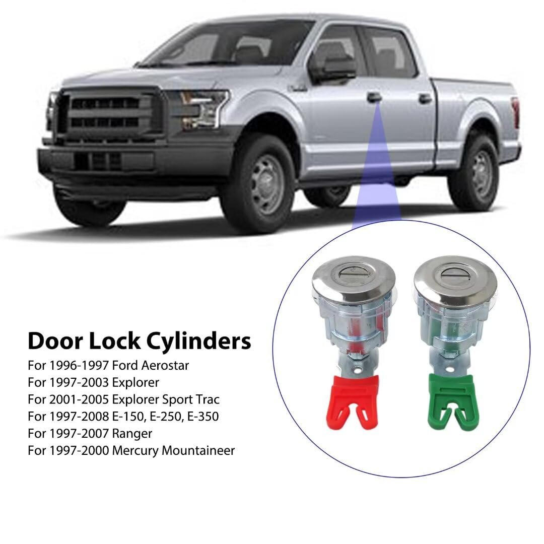 Door Lock Cylinders Ignition Switch Keys Set Fit For Ford Ranger Xl Extended Cab Pickup 4-door 4 0l 245cu In V6 Gas Sohc