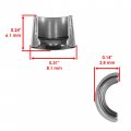 Caltric 2x Exhaust Valve Kit Compatible With Yamaha Wr450f 2016 2017 2018 1sl121210000 51y-12119-00-00