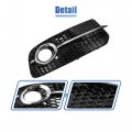 X Autohaux Front Right Fog Light Grille Honeycomb Type Grill Cover For Audi Q5 Sq5 S-line 2013-2017 8r0807682j