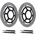 Niche Front Brake Rotor Pad Semi Metallic Kit For Honda Cb1000r 06455-mfa-d13 06455-mcw-h02 45120-mfn-d01 45220-mfn-d01 