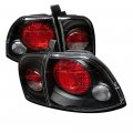 Altezza Euro Style Tail Light Lamp For 1996-1997 Honda Accord Black Housing Driver And Passenger Side 