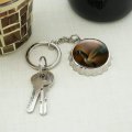 Canada Canadian Goose Keychain Chrome Plated Metal Pop Cap Bottle Opener