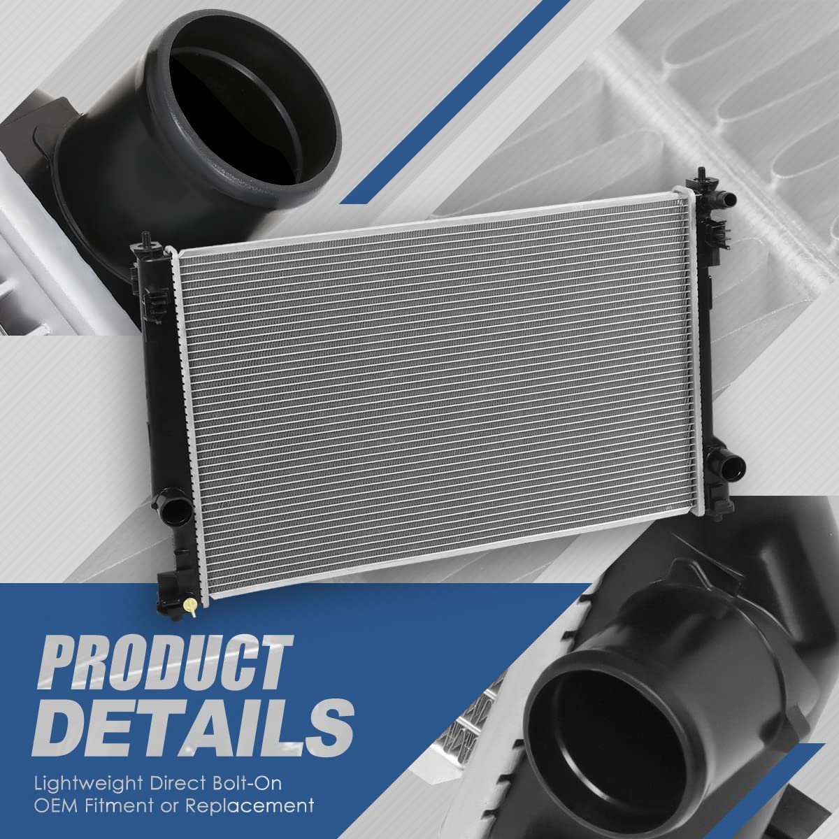 Dpi 13670 Factory Style 1-row Cooling Radiator For Toyota Avalon Camry Rav4 2 5l 5hybrid 3 18-22 Aluminum Core
