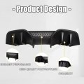 Rear Bumper Diffuser For 2015-2017 Ford Mustang Rtv2 Style Pp Lower Valance Chin Splitter Spoiler Protector Black