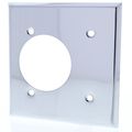 Cooper Wiring Devices 192-box Wallplate 2g W 2 1563 Off Cntr Hole Ch 