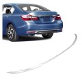 Hecasa Rear Bumper Molding Trim For 2016-2017 Honda Accord 4 Door Sedan Step Pad Replacement Ho1144102 71503t2fa51 Cover Face 