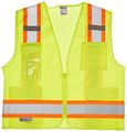 Radians Sv6gm Two Tone Surveyor Class 2 Safety Vest Medium High Visibility Green 