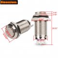 Hwmate Stainless Steel Push Button Switch 10mm 25 64a Toggle 2 Pack