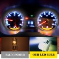 Otpoutopa Guage Cluster Speedometer Light Bulbs Super Bright 17 18 27 37 58 86 2721 Bulb T5 B8 5d Cob 1smd Led Dashboard Dash