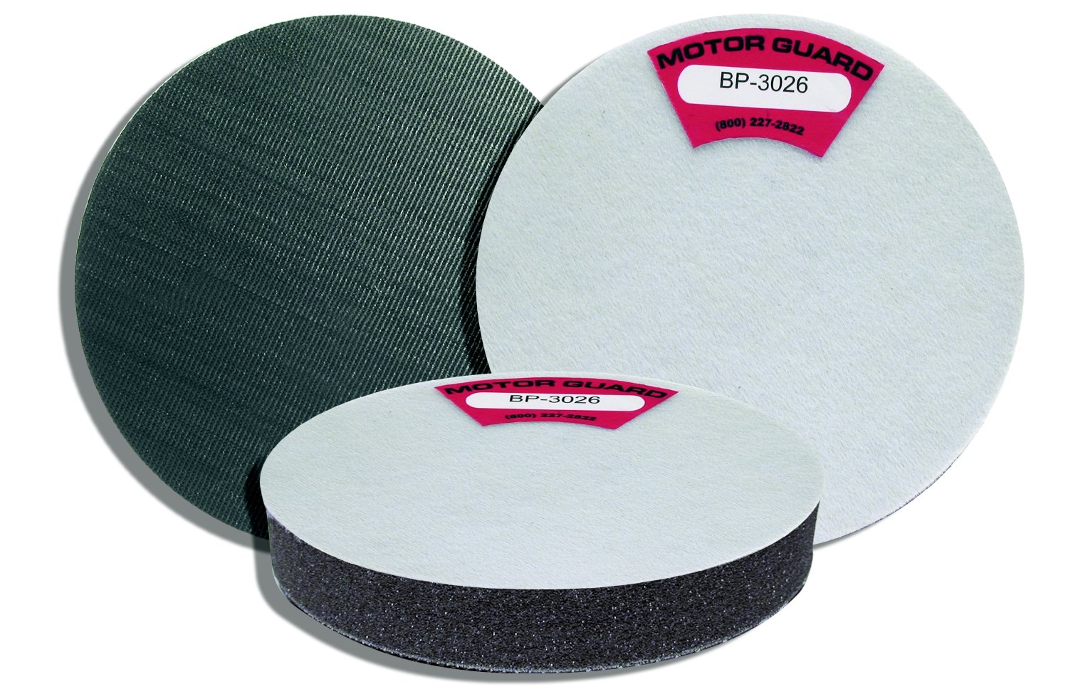 Motor Guard Bp-3026 6-inch Soft Hook Loop Face Interface Pad