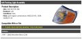 Left Driver Side Parking Light Assembly Compatible With 1997-2000 Mercedes-benz C230
