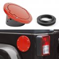 Jecar Jk Fuel Filler Cover Gas Cap Aluminum Alloy Tank Door Exterior Accessories For Jeep Wrangler 2007-2018 Jku Red 
