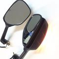 Aftermarket Mirrors For Suzuki Gsxr 600 750 2009 2010 2011 2012 1000 Black With Yellow Turn Signal Light