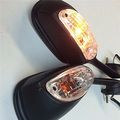 Aftermarket Mirrors For Suzuki Gsxr 600 750 2009 2010 2011 2012 1000 Black With Yellow Turn Signal Light