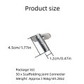 Wokyo 50pcs Scaffolding Coupling Pin Detachable Connecting Rod Accesories Hardwares Supplies Fixing Peg Pins With 180 Degree