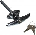 Bauer Products 303 Chrome T Handle With Lock 