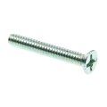 Machine Screws Flat Head Phillips Drive 6 32 X 1 In Zinc Plated Steel 75 Pack 