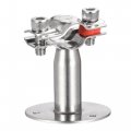 Uxcell Wall Mount Ceiling Pipe Support 304 Stainless Steel Adjustable Strap Clamp For 15-19mm 2pcs