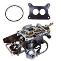 2 Barrel Carburetor 2100 2150 A800 Carb For Ford Mustang 289 302 351 Cu 360 Engine With Electric Choke Mounting Grommet 