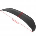 Ecotric Rear Trunk Spoiler Wing Compatible With 2010-2014 Ford Mustang Coupe Shelby Gt500 Style Unpainted Black