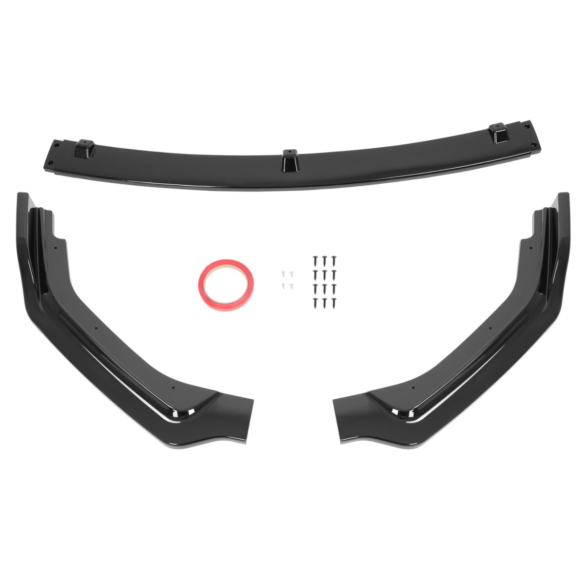 3pcs Front Bumper Lip For 2018-2024 Infiniti Q50 Luxe Base Models Jdm Style Under Chin Spoiler Splitter Diffuser Protector Air
