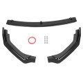 3pcs Front Bumper Lip For 2018-2024 Infiniti Q50 Luxe Base Models Jdm Style Under Chin Spoiler Splitter Diffuser Protector Air