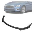 3pcs Front Bumper Lip For 2018-2024 Infiniti Q50 Luxe Base Models Jdm Style Under Chin Spoiler Splitter Diffuser Protector Air
