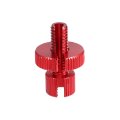 1 Pcs M8 Brake Clutch Cable Line Adjuster Screw Adjusting Bolt With Slotted For Motorcycle Bike Scooter Aluminum Alloy Red 