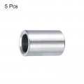 Uxcell 5pcs Stainless Steel Spacer 1 4 Bore X 3 8 Od 2 Length Screw Standoff Bushing Plain Finish Round Metal For Screws Bolts