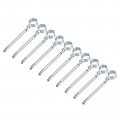 5pcs Pipe Bracket Clamp Wall Mount Fit 1-1 4 32mm Support 170mm Long Strap With Expansion Screw For Gas Water Pipeline 