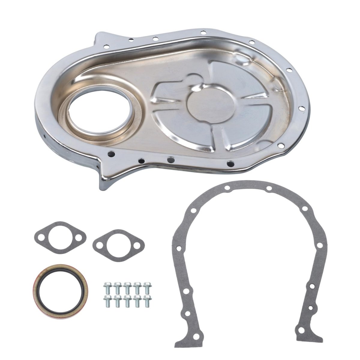Timing Chain Cover Kit With Gaskets Bolts Replacement For Big Block Bbc 396 427 454 502