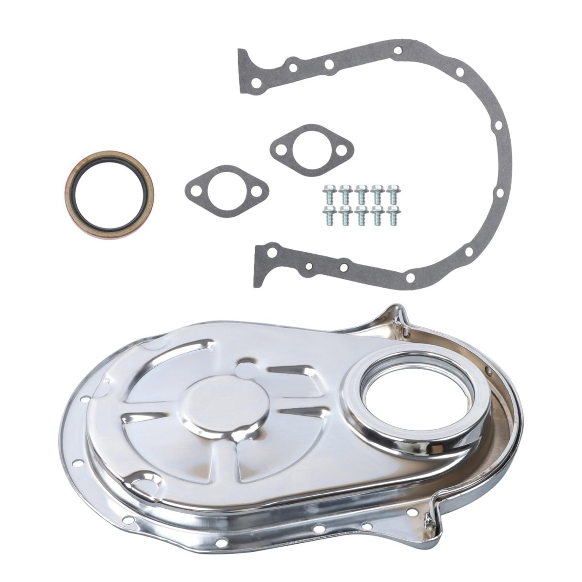 Timing Chain Cover Kit With Gaskets Bolts Replacement For Big Block Bbc 396 427 454 502