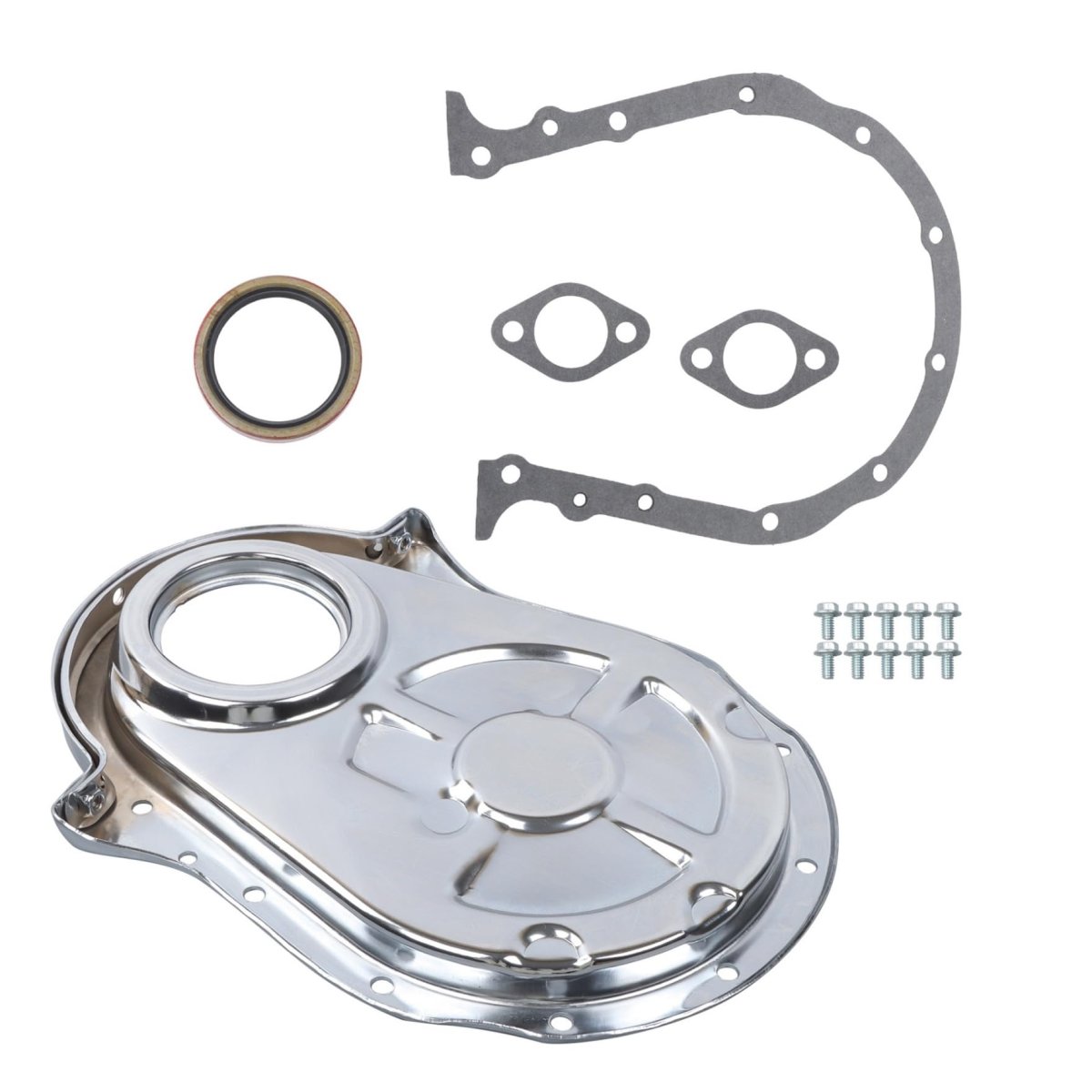 Timing Chain Cover Kit With Gaskets Bolts Replacement For Big Block Bbc 396 427 454 502