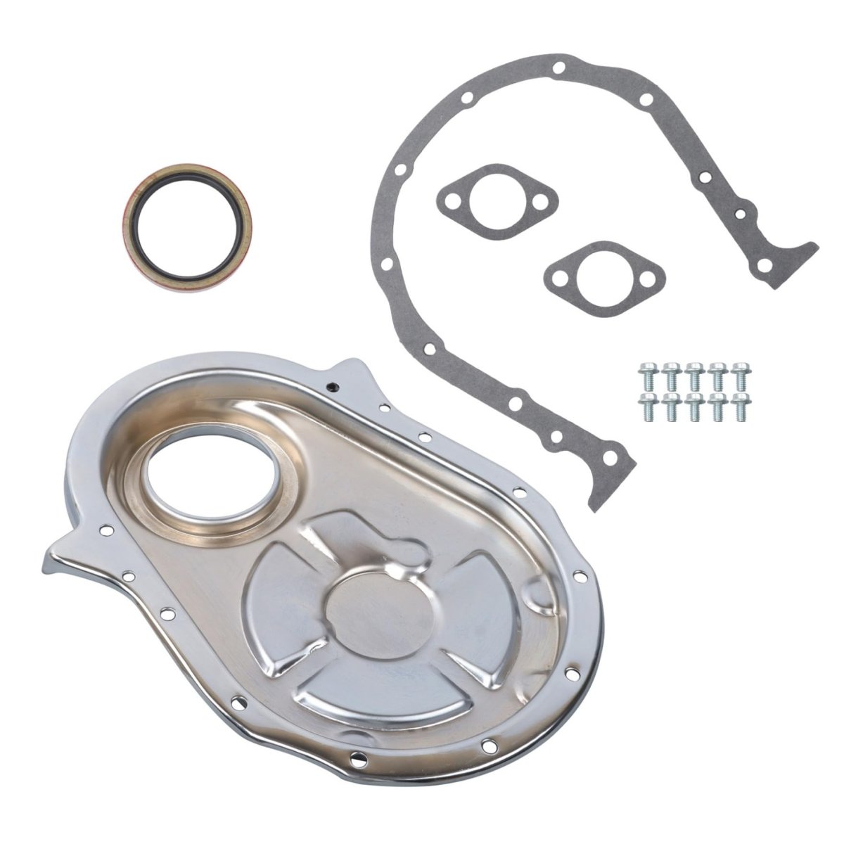 Timing Chain Cover Kit With Gaskets Bolts Replacement For Big Block Bbc 396 427 454 502