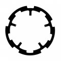 Caltric Front Differential 5 Prong Armature Plate Compatible With Polaris Sportsman 800 Efi Ho 2008 2009