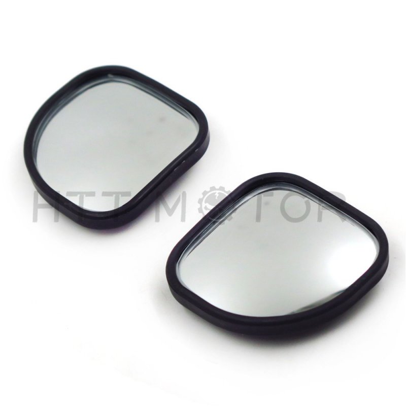 Smt-2x Fan Shaped 360a Auto Car Blind Spot Round Stickon Side View Rearview Mirror B078rh464q