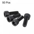 Uxcell 10-24x1 2 Hex Socket Head Cap Screw Bolts 12 9 Grade Alloy Steel 50pcs