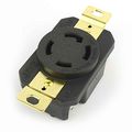Superior Electric Ygp027f Twist Lock Wall Mount Electrical Receptacle 4 Wire 30 Amps 125 250v Nema L14-30r 