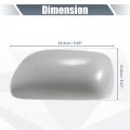 X Autohaux Car Rear View Left Driver Side Mirror Cover Cap Replacement Gray For Toyota Yaris 2008-2013 Guard Covers Exterior