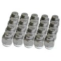 Stainless Steel Capped Lug Nuts For 1971 77 Pontiac Rally Ii And Honey Comb Wheels 7 16 In 20 Piece Set Inl11497 
