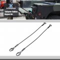 X Autohaux Pair Rear Tailgate Cables Lift Gate Support Straps Pickup For Ford F250 F350 F450 F550 2003-2012 3l3z5443052-aa