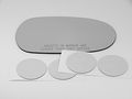 Right Passenger Convex Replacement Mirror Glass Lens For 05-08 Jag S-type 04-07 Vanden Plas Xj8 02-08 X-type 07-09 Xk Xkr With 