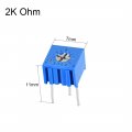 Uxcell 3362 Trimmer Potentiometer 2k Ohm Top Adjustment Horizontal Variable Resistors 10pcs