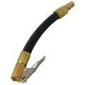 14cm 5 Tire Inflator Extension Tube Tyre Pump Quick Inflation Chuck Adapter Hose Quick-inflation Clip Connector High-pressure