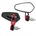 Motorcycle Rear View Mirrors Pair Universal Motorbike Aluminum Alloy 7 8 22mm Bar End Side Rearview Compatible With Most Suzuki