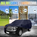 X Autohaux Suv Car Cover For Chevrolet Tahoe 4 Door 2007-2020 Outdoor Waterproof Sun Rain Dust Wind Snow Protection 190t Pu W