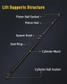 Aintier 2 Pcs Of 20 Inch 120lbs 534n Tonneau Cover Top Truck Cap Gas Struts Fit For Universal Fitment Type