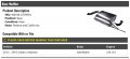 Rear Muffler Compatible With 2012-2016 Subaru Impreza Hatchback 2 0l 4-cylinder