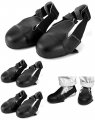 Steel Toe Cap Safety Overshoes Workplace Anti-smash Cover With Adjustable Strap For Men Women 4 Pairs Size 5-12 Us 